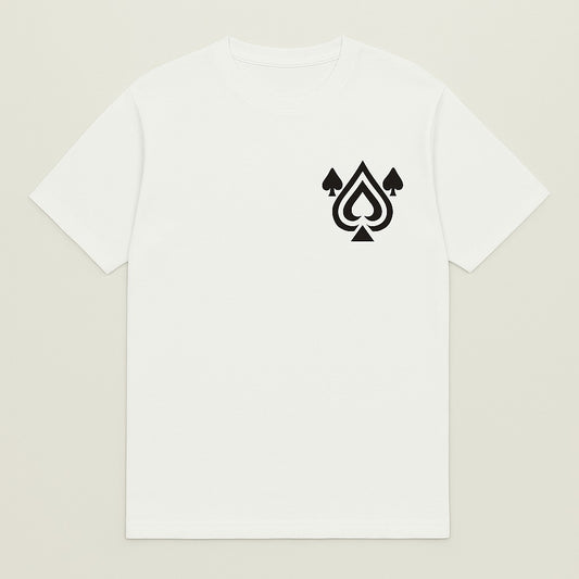 P1 White Fitted Tee