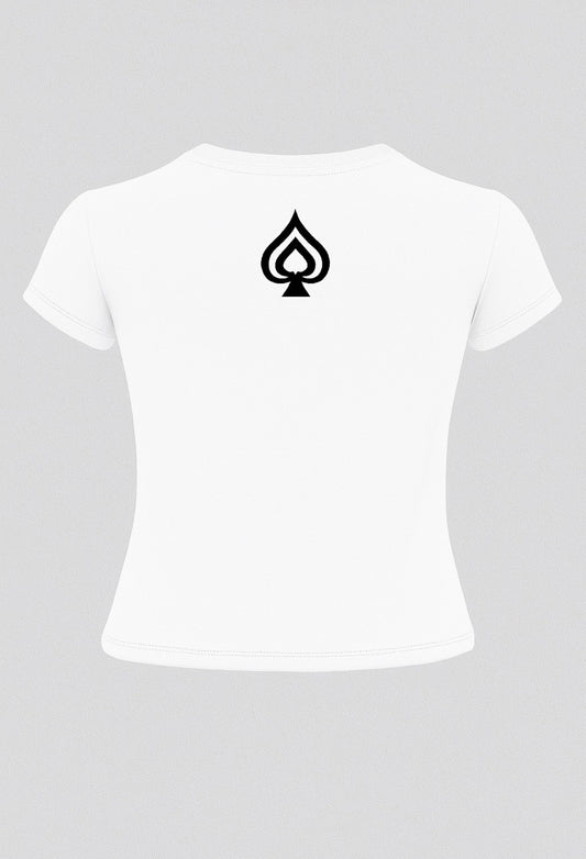 P2 White Baby Tees
